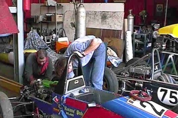2000 - lavori sulla vettura per D'Alberti